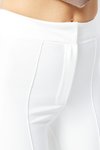 Ekru İspanyol Paça Kumaş Pantolon