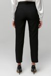 Siyah Klasik Dar Paça Bilek Boy Havuç Pantolon