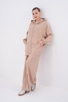 Bej Oversize Modal İkili Takım