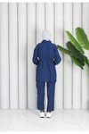 Lacivert Rahat Spor Şık Takım