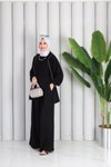 Siyah Rahat İkili Tesettür Takım