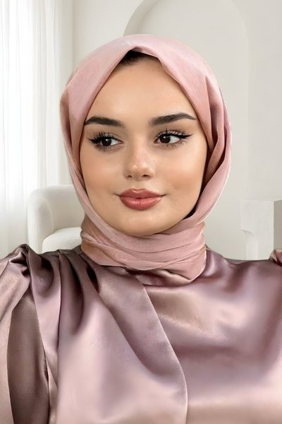 Kahverengi Gülkurusu Abiye Şal