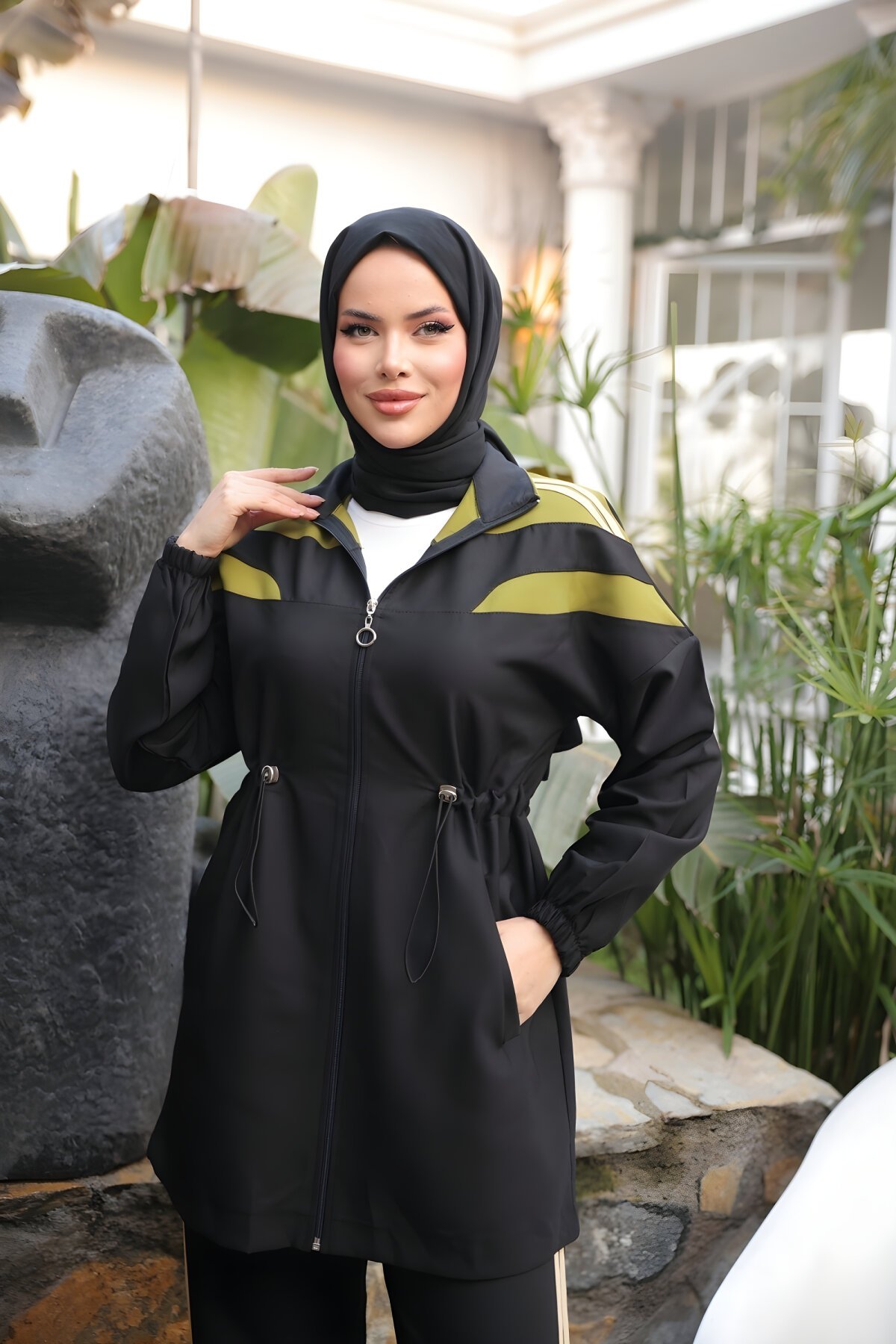 Siyah Eşofman Takım - Wovi Moda