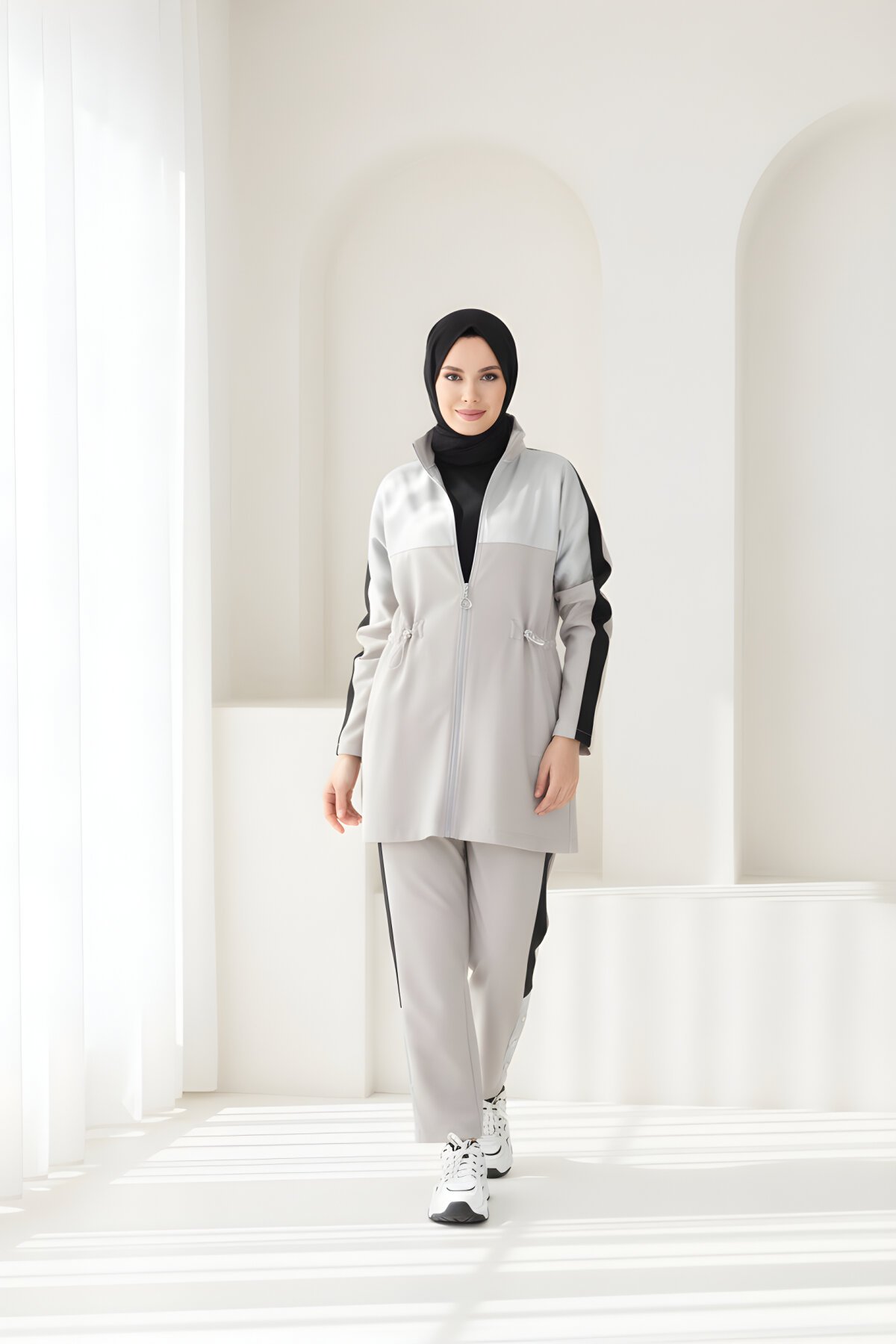 Gri Spor Şık ve Rahat Takım - ZARERA