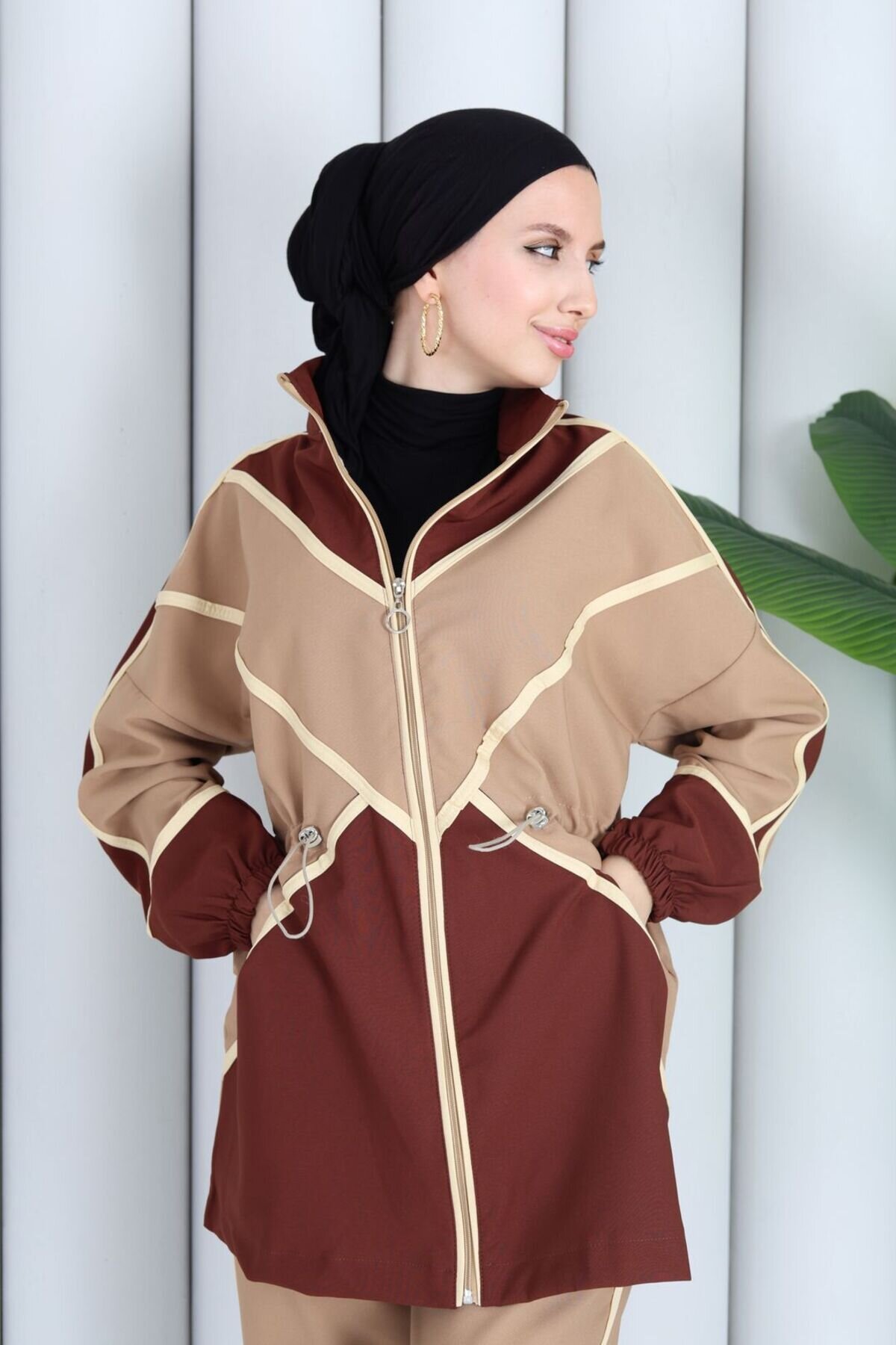 Stylish Comfortable Sporty Two-Piece Set - Cream - ZARERA