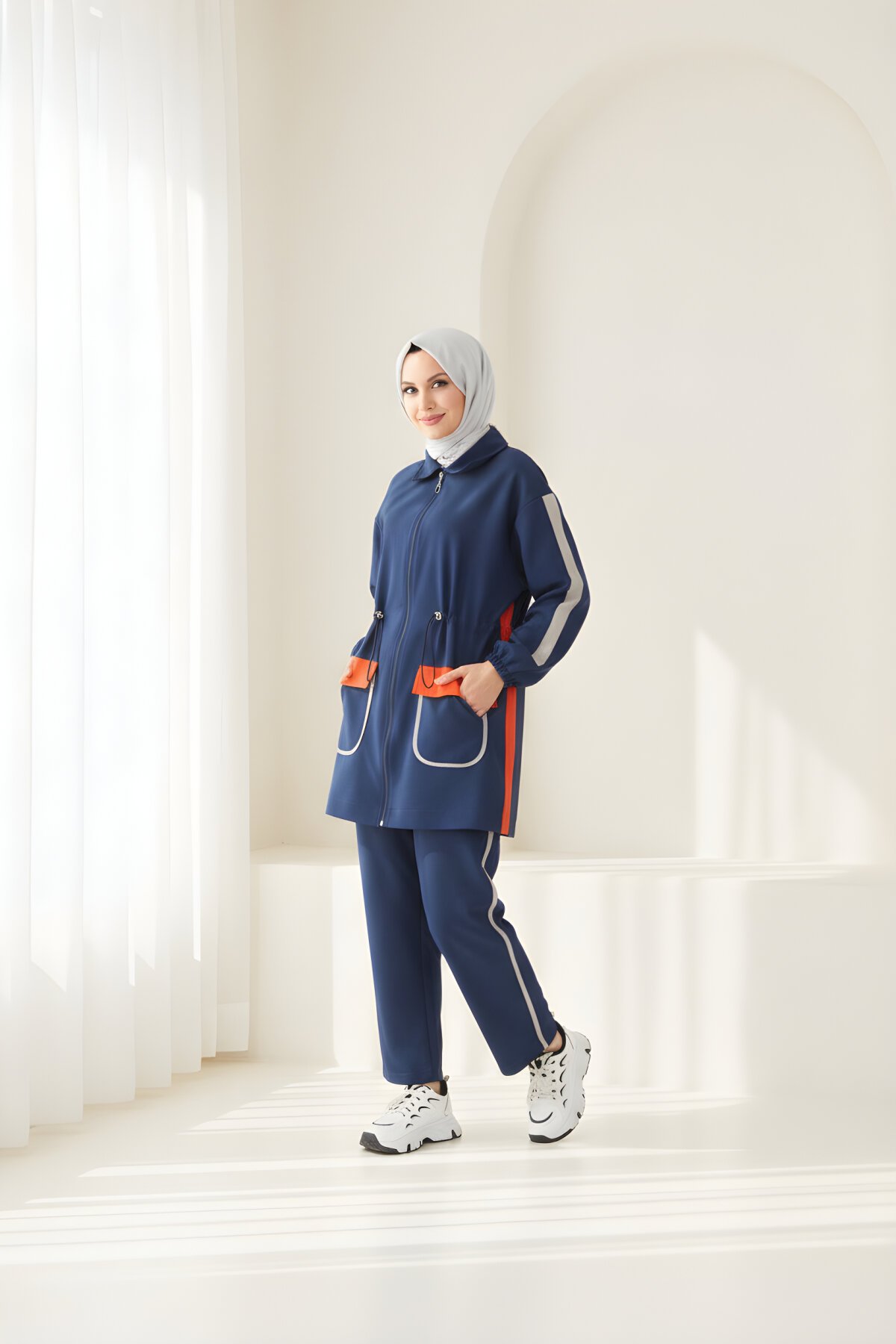 Lacivert Rahat Spor Şık Takım - ZARERA