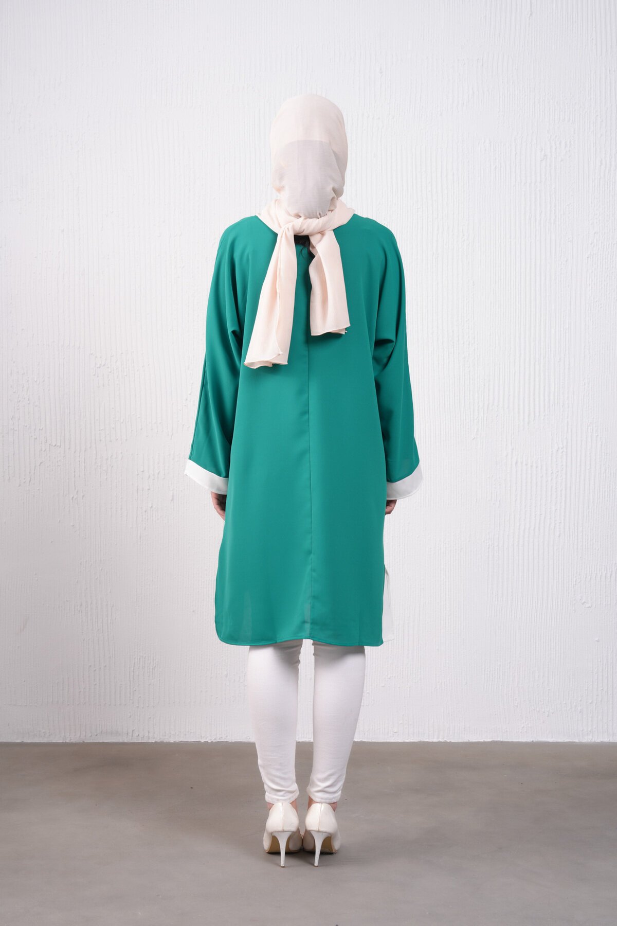 Yeşil Garnili Salaş Tunik - Filizzade