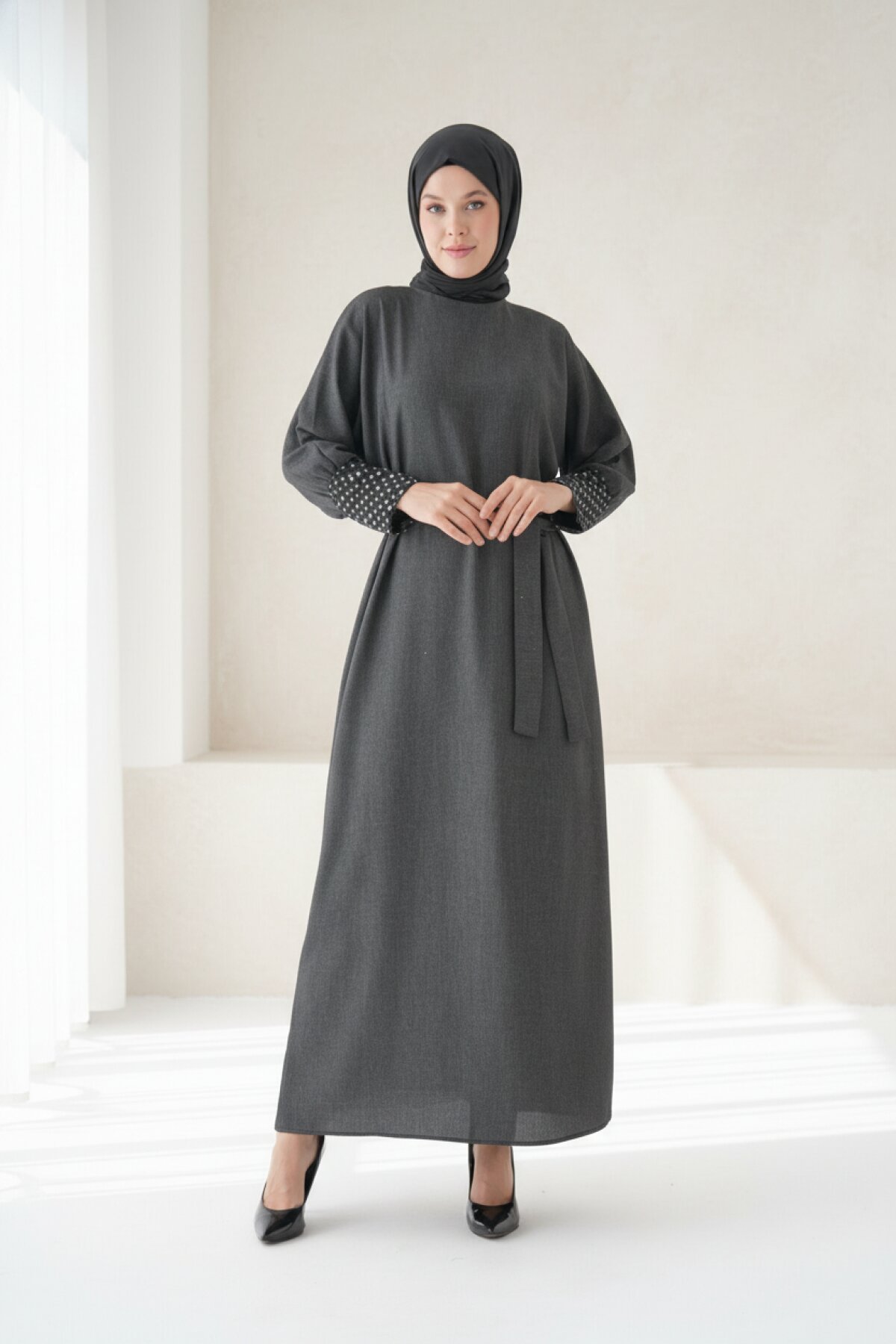 Accessory-Cuff Dress - Anthracite - Fzd Filizzade