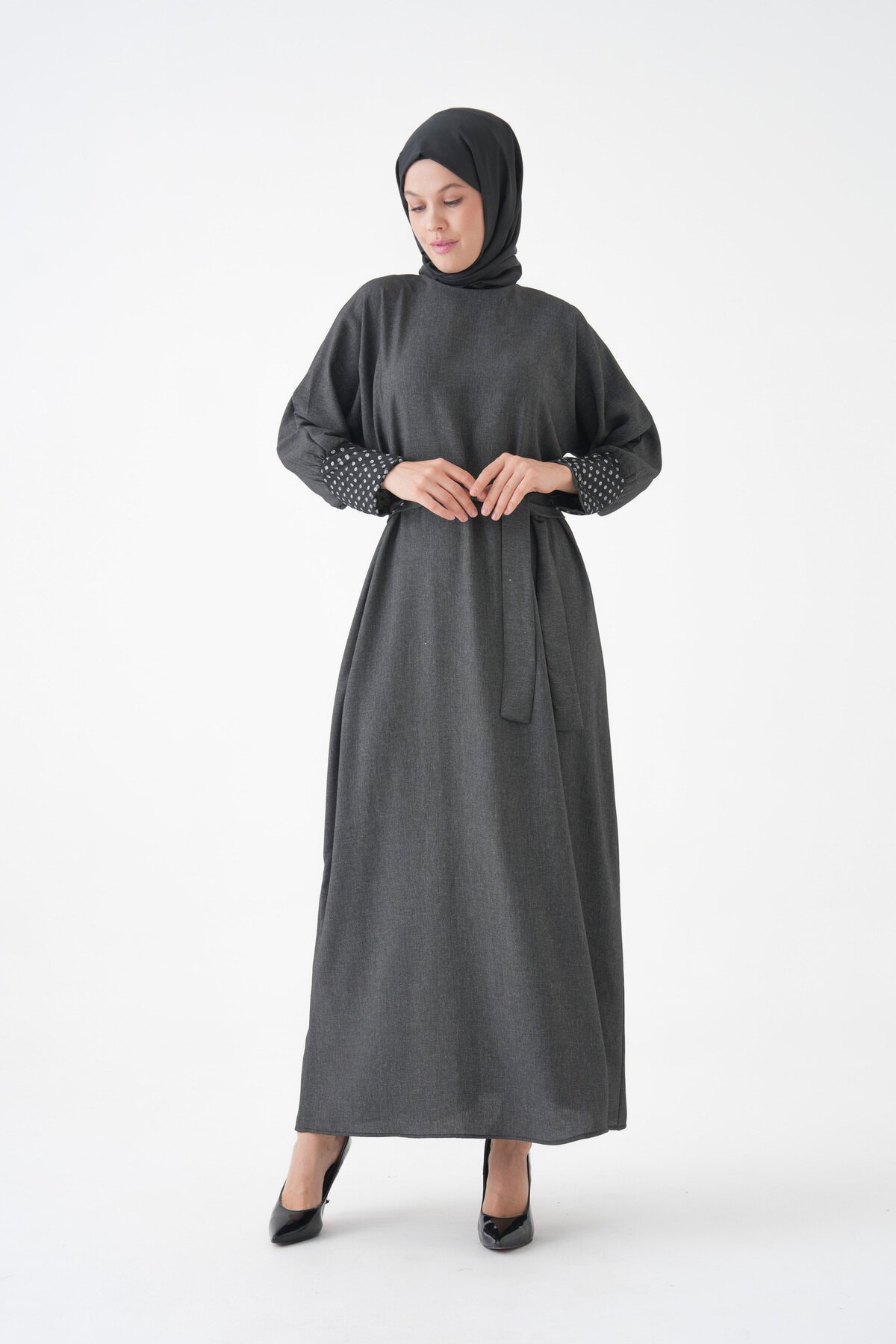 Accessory-Cuff Dress - Anthracite - Fzd Filizzade