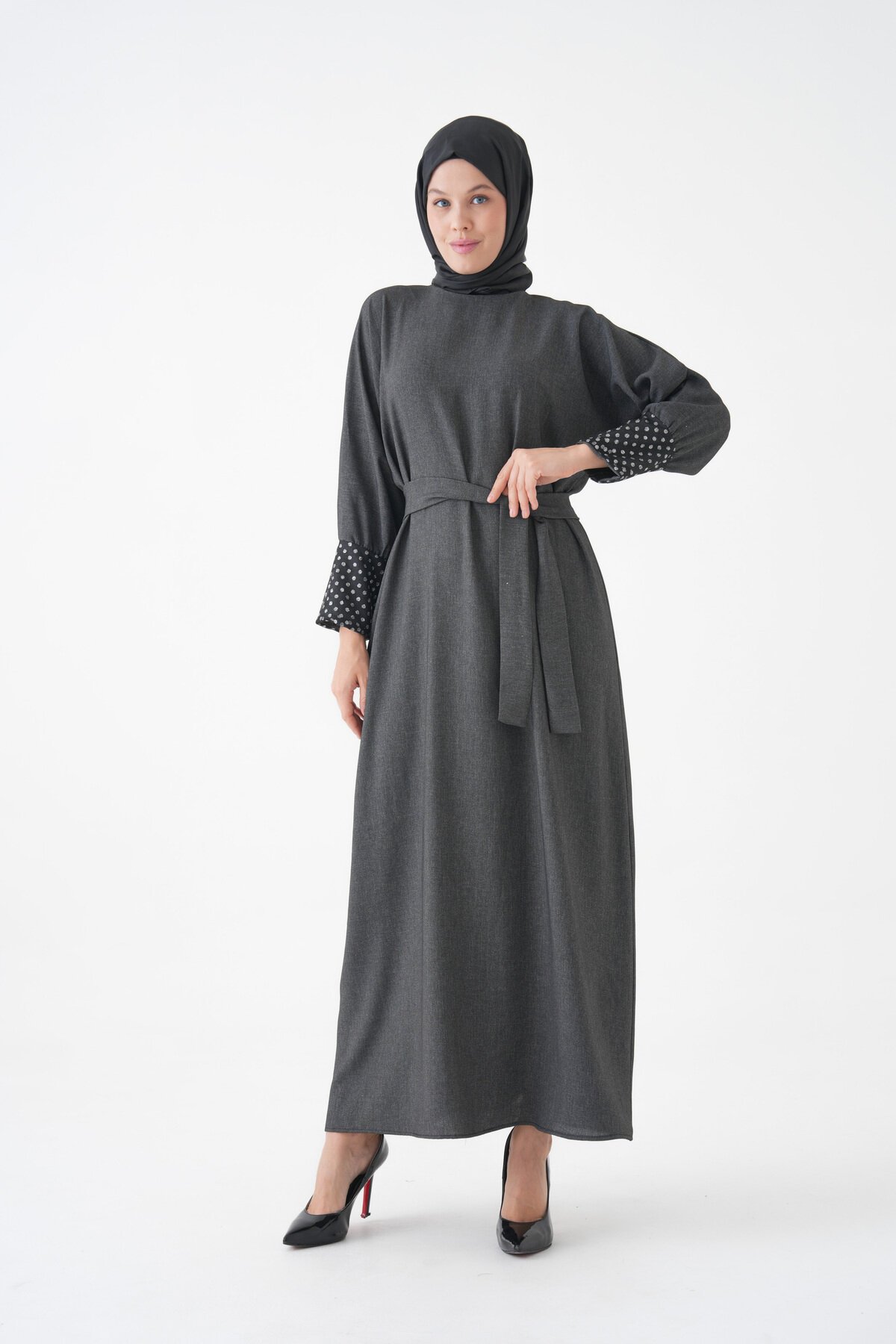 Accessory-Cuff Dress - Anthracite - Fzd Filizzade