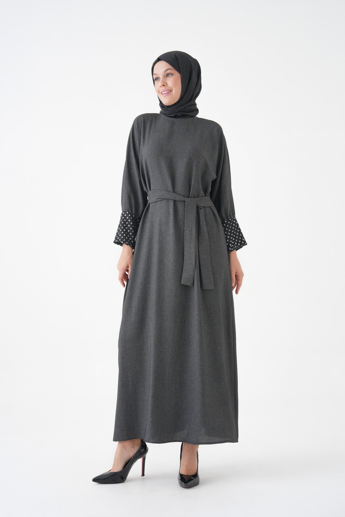 Accessory-Cuff Dress - Anthracite - Fzd Filizzade