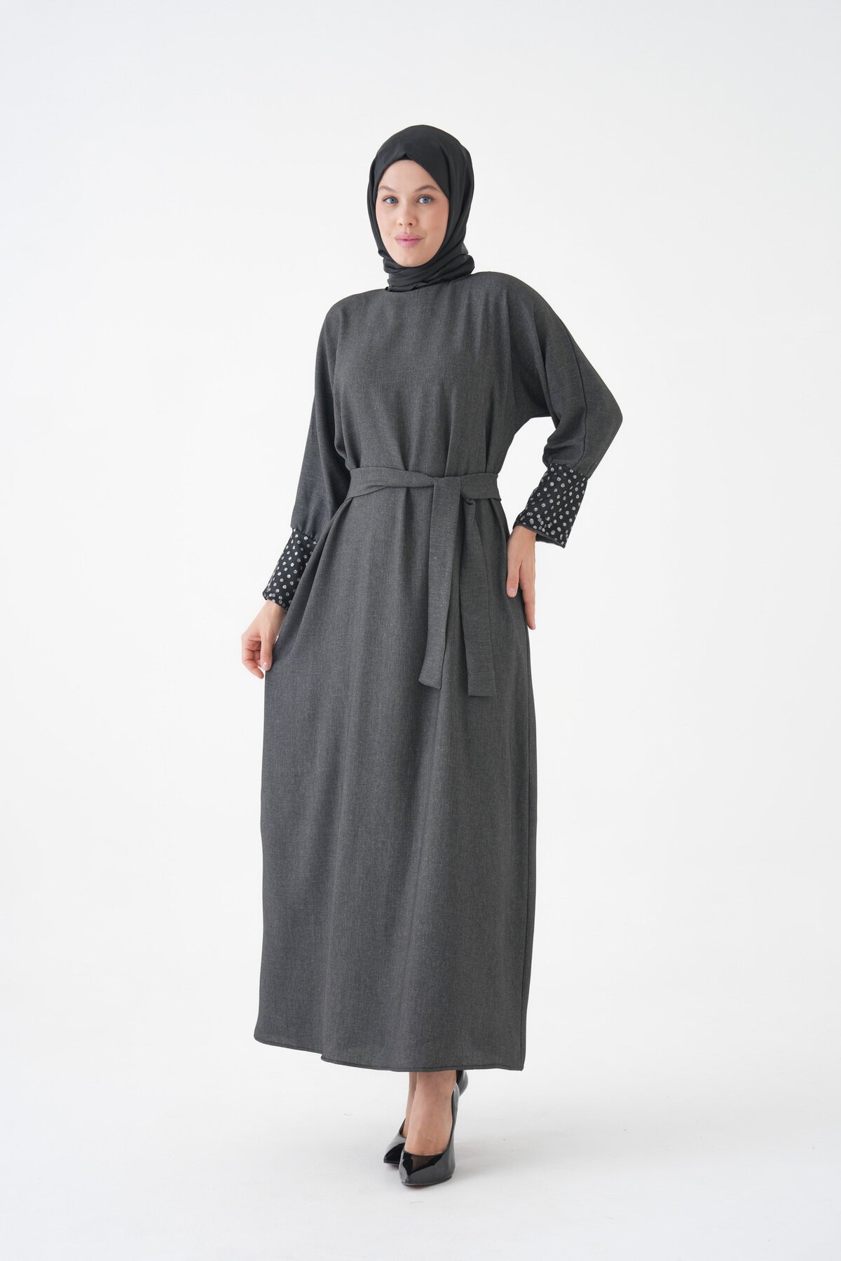 Accessory-Cuff Dress - Anthracite - Fzd Filizzade