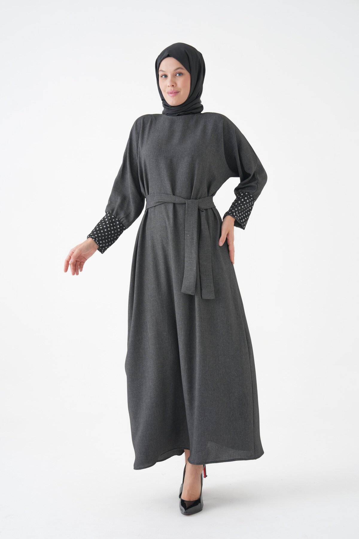Accessory-Cuff Dress - Anthracite - Fzd Filizzade
