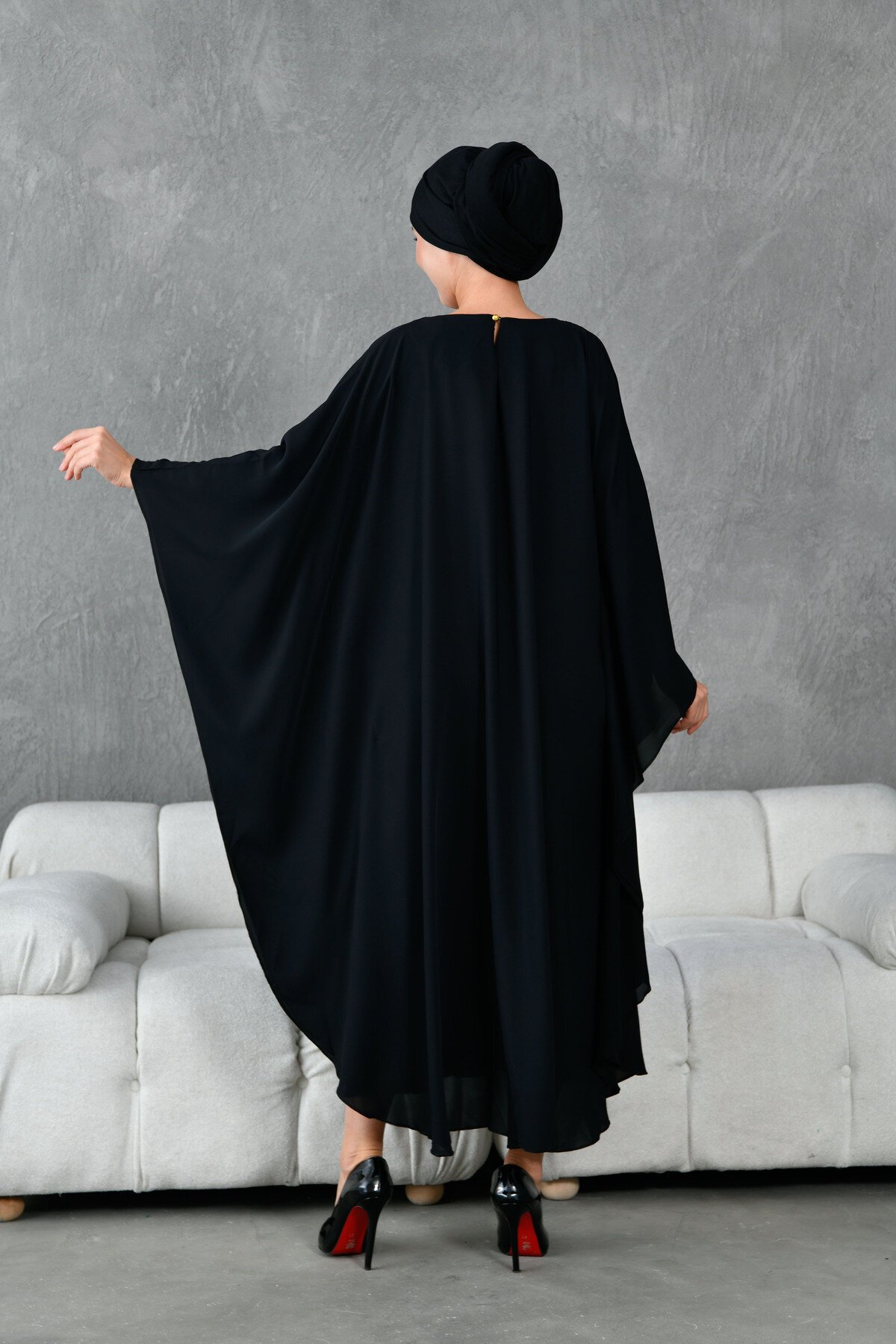 Accessory-Detail Abaya Ferace - Black - Fzd Filizzade