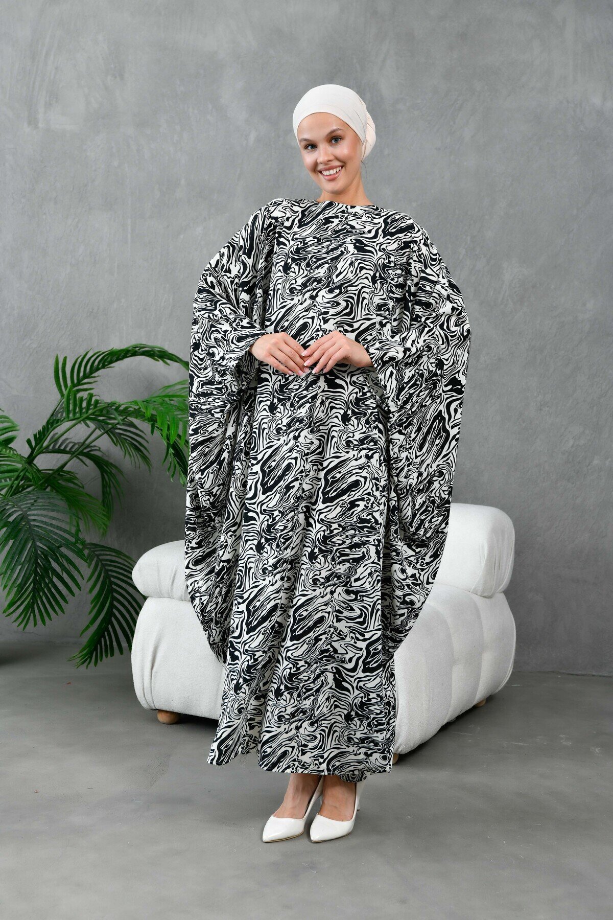 Black Dress Abaya - Black - Fzd Filizzade