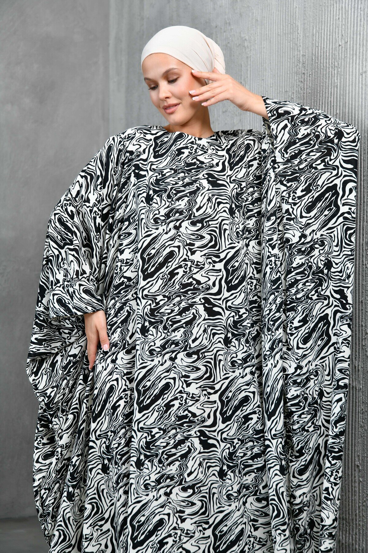 Black Dress Abaya - Black - Fzd Filizzade