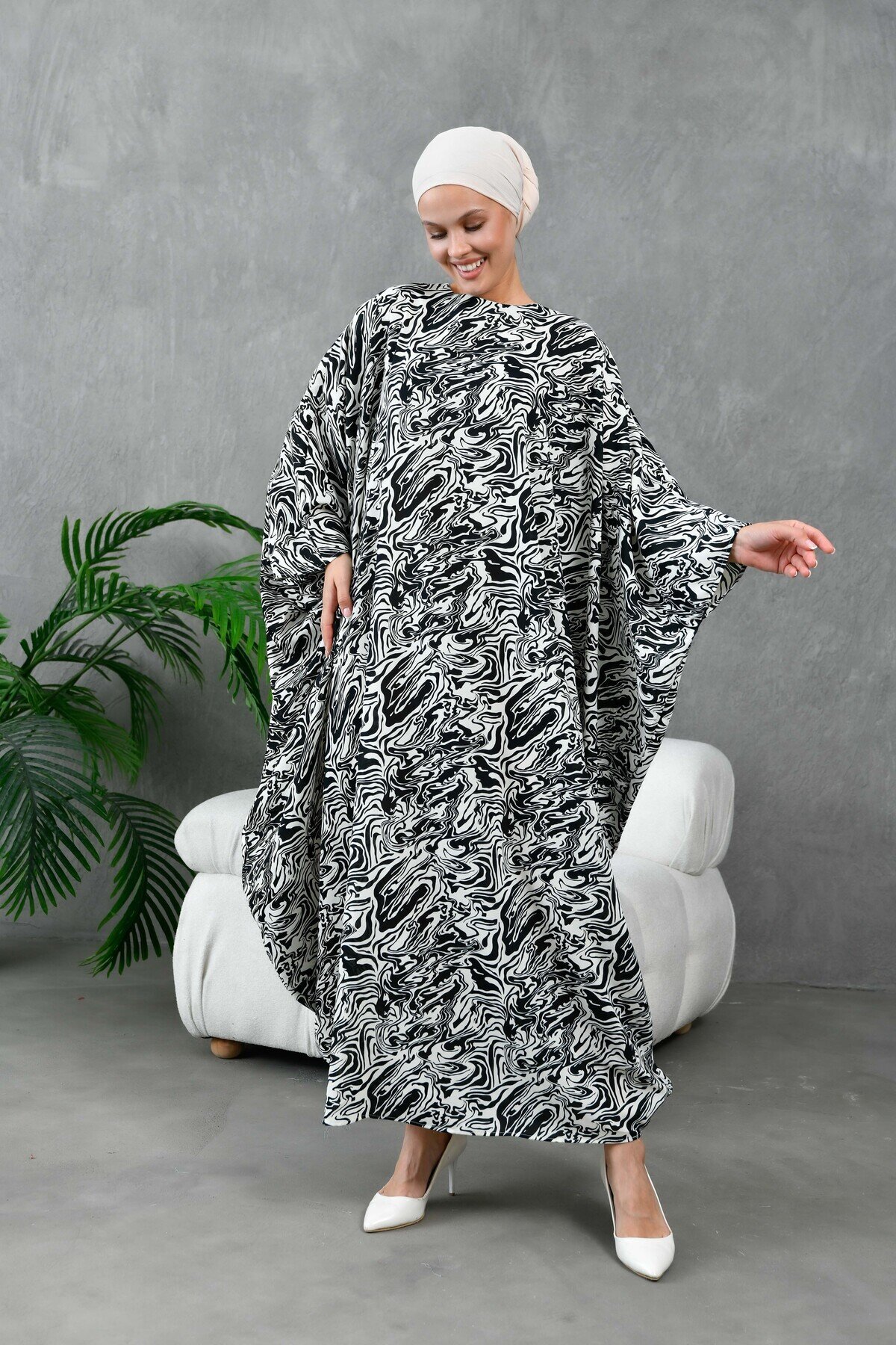 Black Dress Abaya - Black - Fzd Filizzade