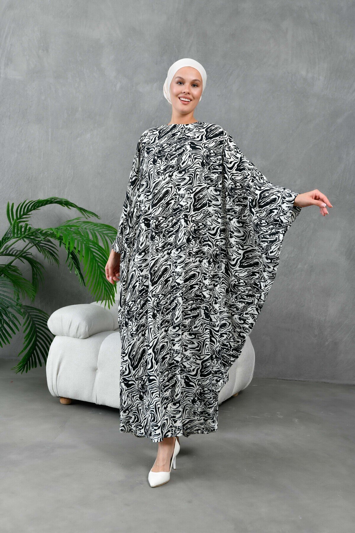 Black Dress Abaya - Black - Fzd Filizzade