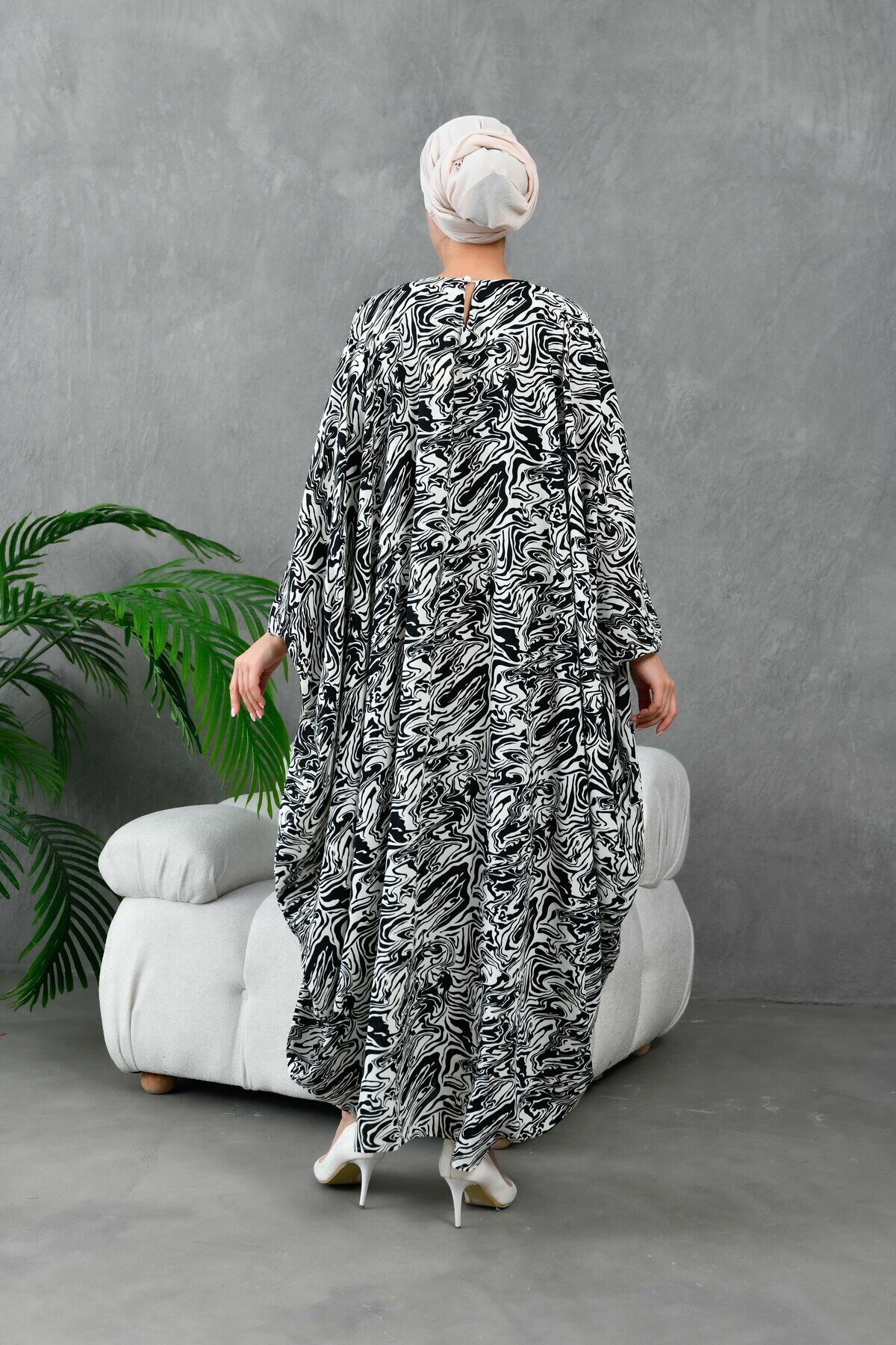 Black Dress Abaya - Black - Fzd Filizzade