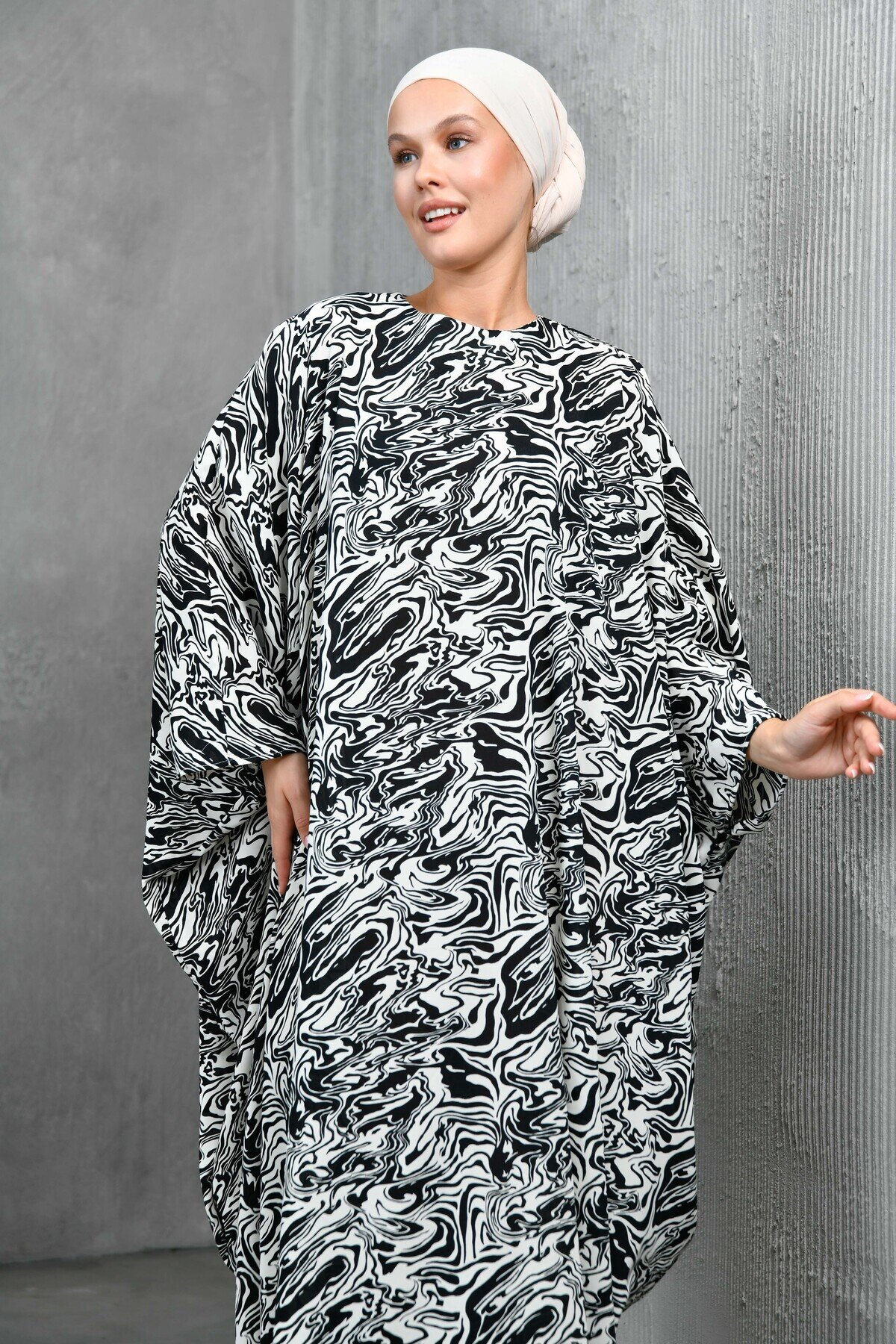 Black Dress Abaya - Black - Fzd Filizzade