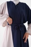 Lacivert Abaya Ferace