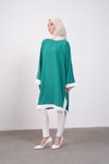 Yeşil Garnili Salaş Tunik
