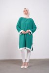Yeşil Garnili Salaş Tunik