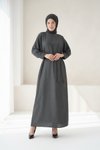 Accessory-Cuff Dress - Anthracite