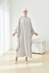 Plus Size Abaya - Gray