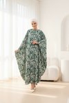 Emerald Green Dress Abaya - Emerald