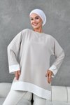 Bej Garnili Tunik