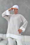 Bej Garnili Tunik