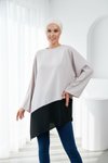 Loose-Fit Tunic - Gray