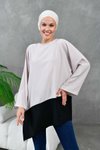 Gri Salaş Kesim Tunik