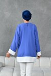 İndigo Garnili Tunik