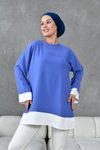 İndigo Garnili Tunik