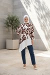 Kahverengi Bluz Tunik