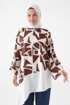 Kahverengi Bluz Tunik