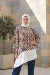 Kahverengi Bluz Tunik