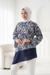 Lacivert Bluz Tunik