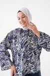 Lacivert Bluz Tunik