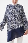 Lacivert Bluz Tunik