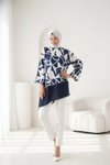 Blouse Tunic - Navy Blue