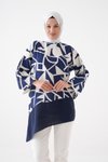 Lacivert Bluz Tunik