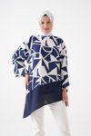 Lacivert Bluz Tunik