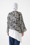 Siyah Ekru Bluz Tunik