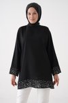 Siyah Ekru Tunik