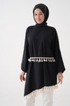 Siyah Krem Tunik