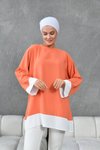 Turuncu Garnili Tunik