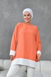 Turuncu Garnili Tunik